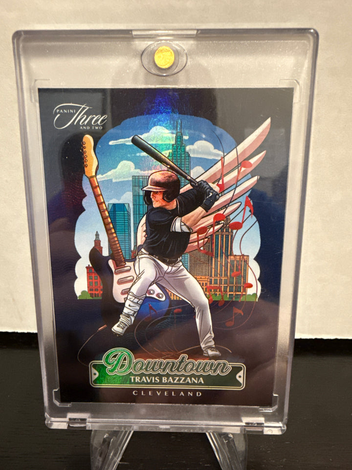 Travis Bazzana 2025 Panini Three & Two Downtown SSP Case Hit