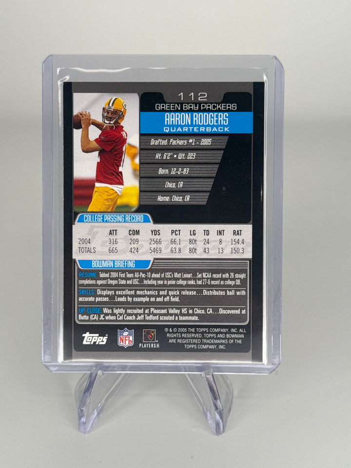 Aaron Rodgers 2005 Bowman Rookie