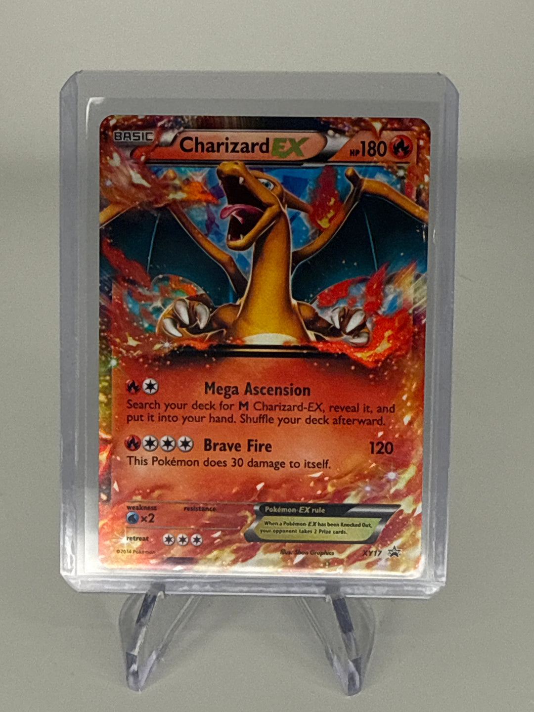 Pokemon TCG 2014 Charizard EX Black Star Promo, XY17