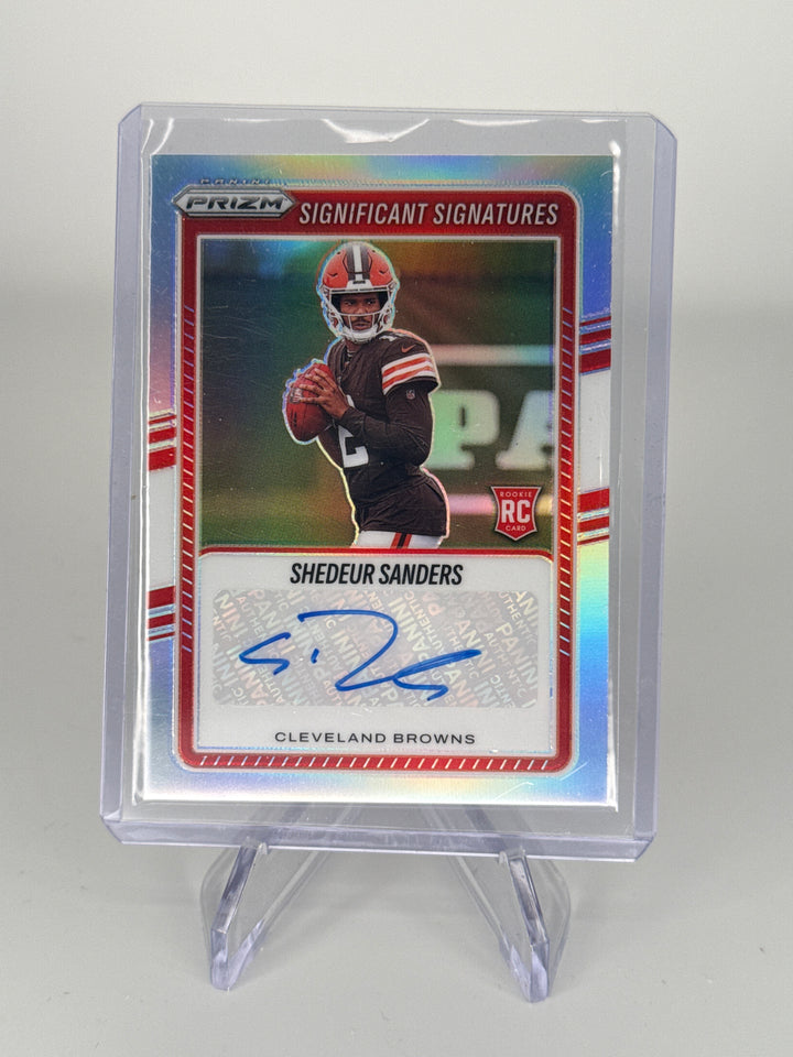 Shedeur Sanders 2025 Panini Prizm Significant Signatures Rookie Auto