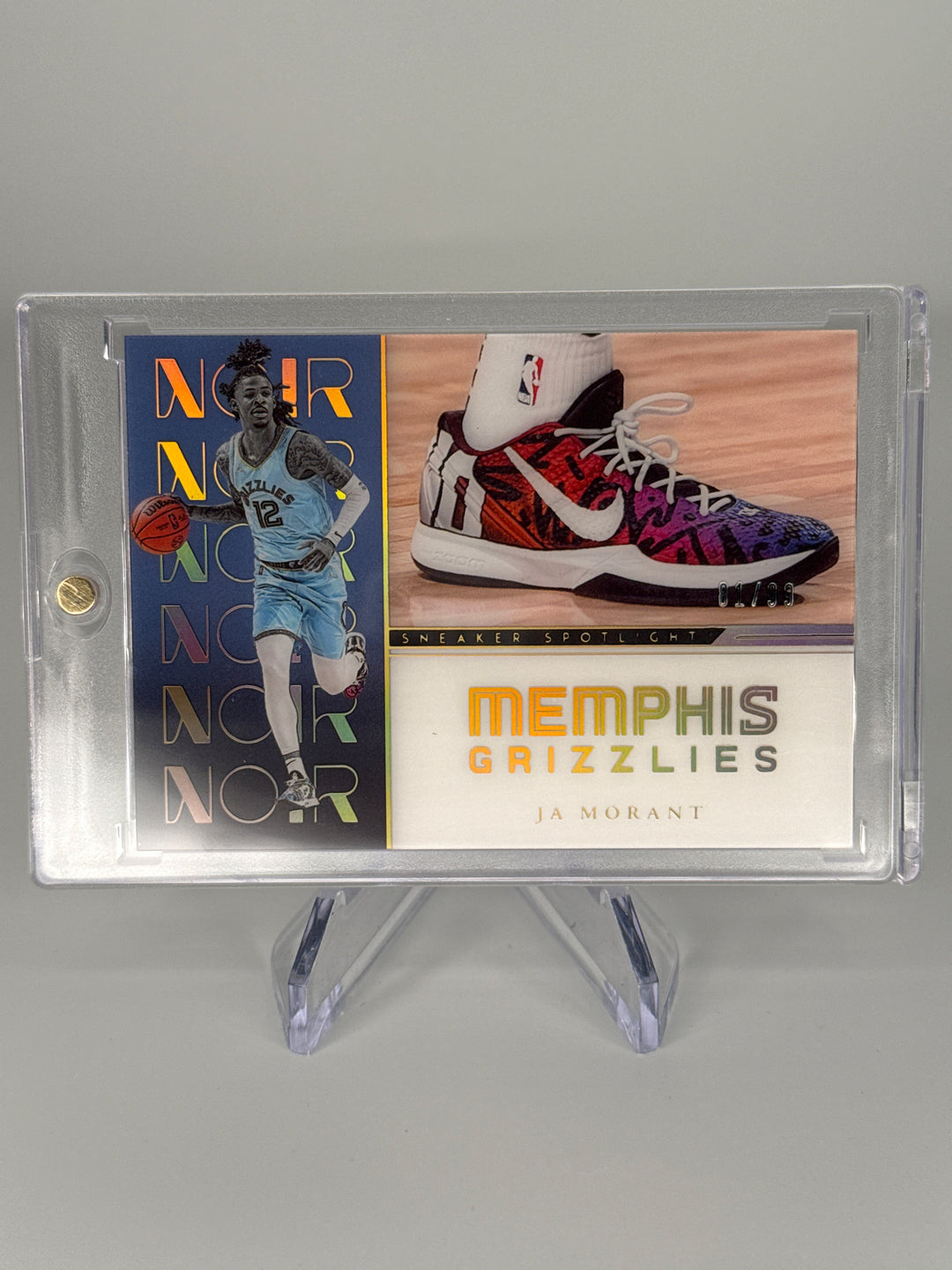 Ja Morant 2022-2023 Panini Noir Sneaker Spotlight, 81/99
