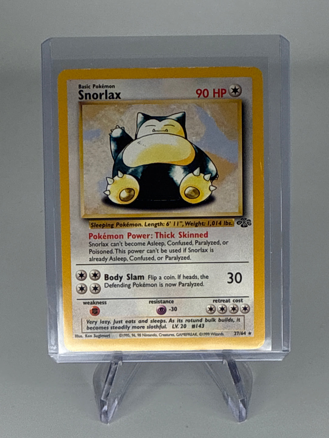Pokemon TCG 1999 Snorlax Jungle Set, 27/64