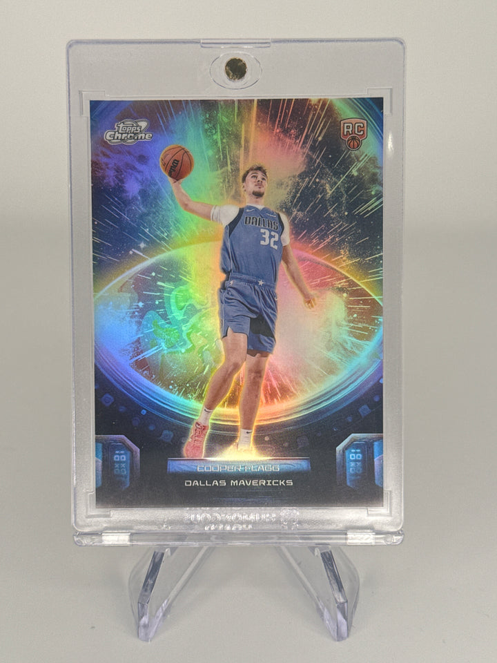 Cooper Flagg 2025 Topps Cosmic Chrome Re-Entry SSP Case Hit Rookie