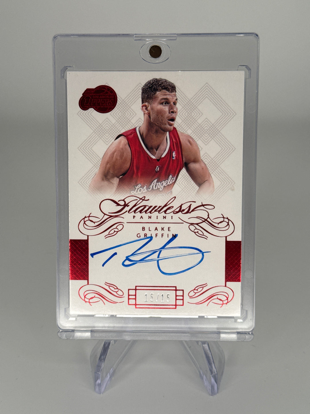Blake Griffin 2014 Panini Flawless Ruby Auto, 15/15
