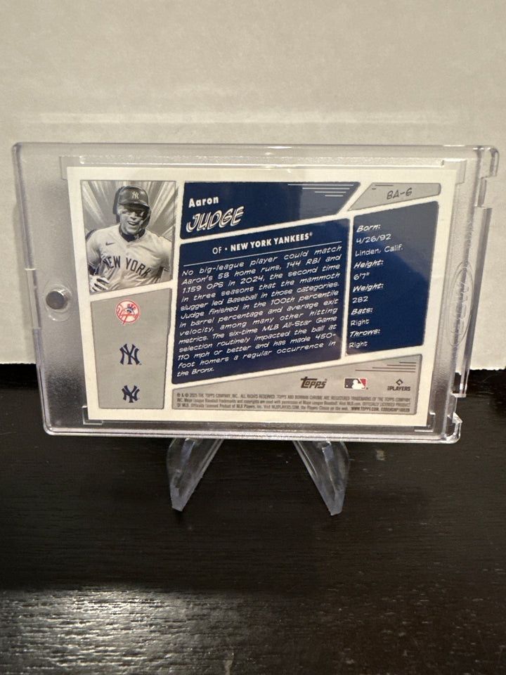 Aaron Judge 2025 Bowman Anime SSP Case Hit