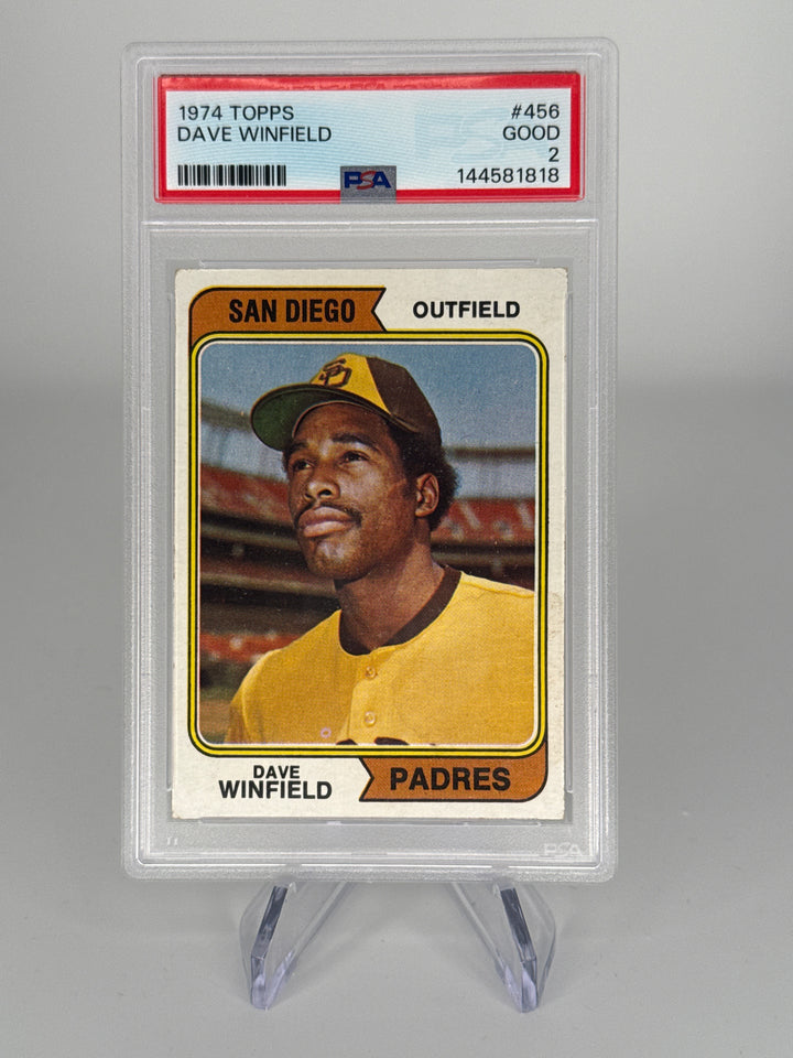 Dave Winfield 1974 Topps Rookie, PSA 2