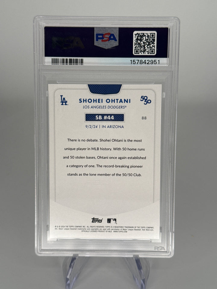 Shohei Ohtani 2024 Topps 50/50, PSA 10 Gem Mint