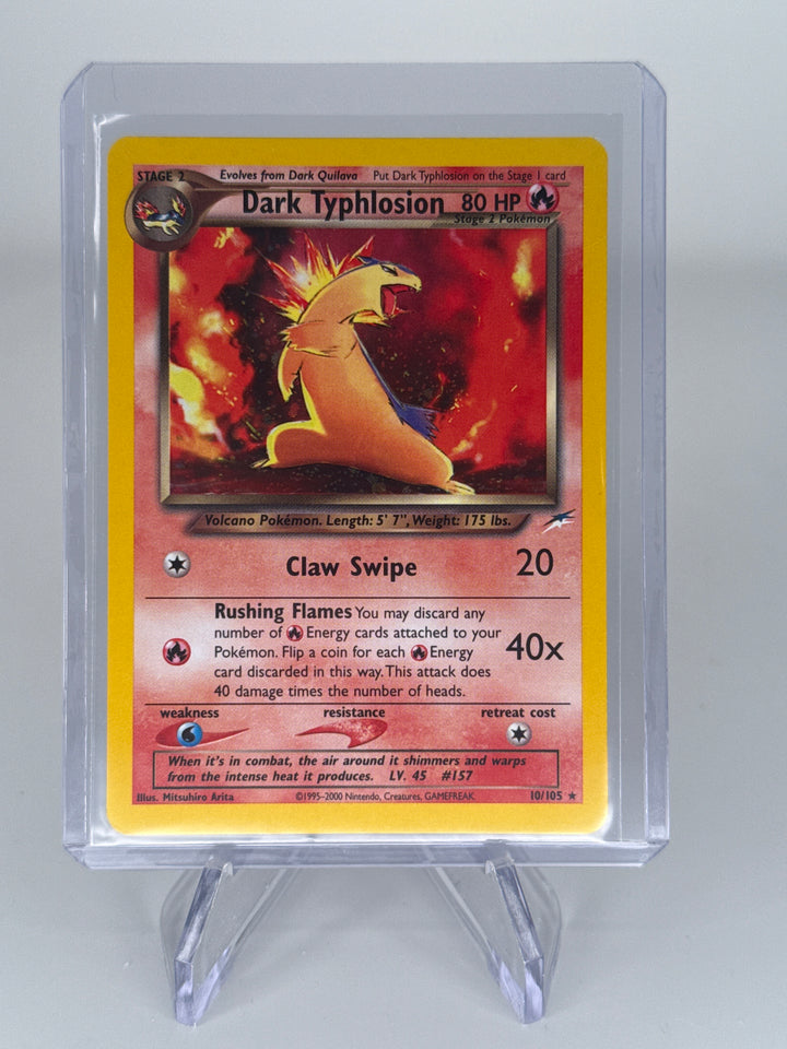 Pokemon TCG 2002 Dark Typhlosion Neo Destiny Holo, 10/105