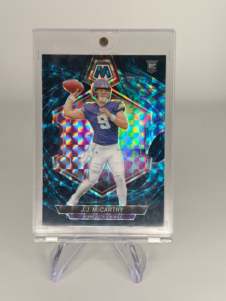 JJ McCarthy 2024 Panini Mosaic SSP Genesis Rookie