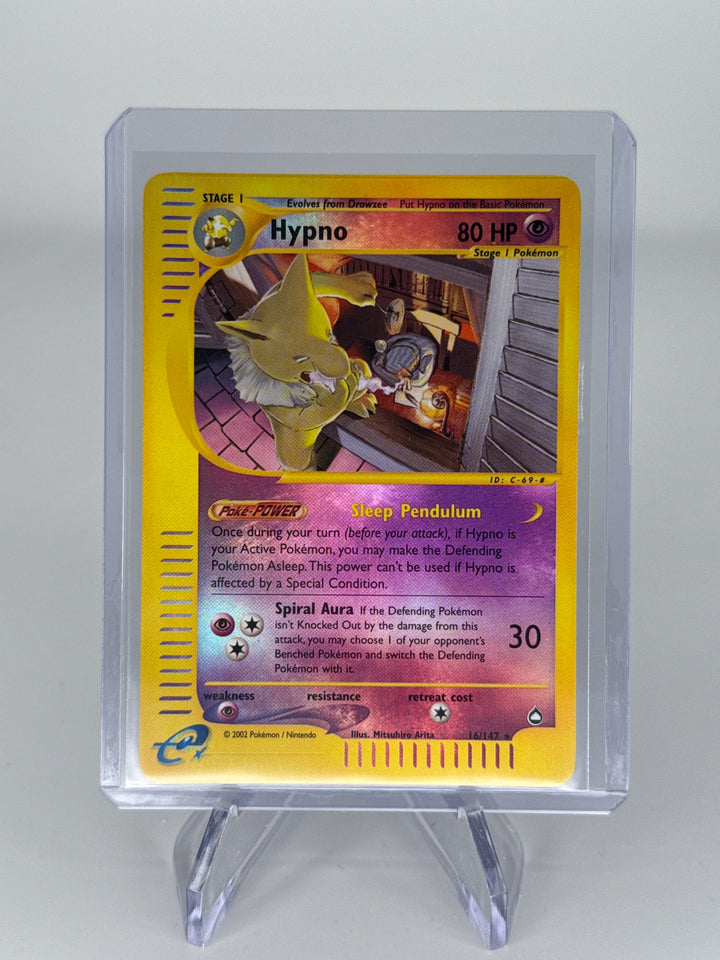 Pokemon TCG 2002 Hypno Aquapolis Reverse Holo, 16/147