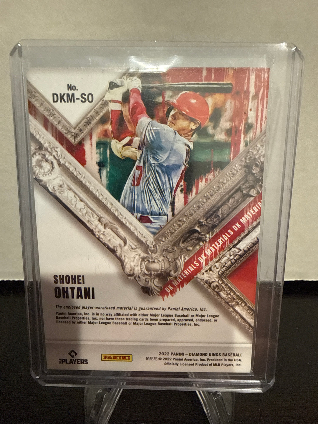 Shohei Ohtani 2022 Panini Diamond Kings Dual Game Worn Relic