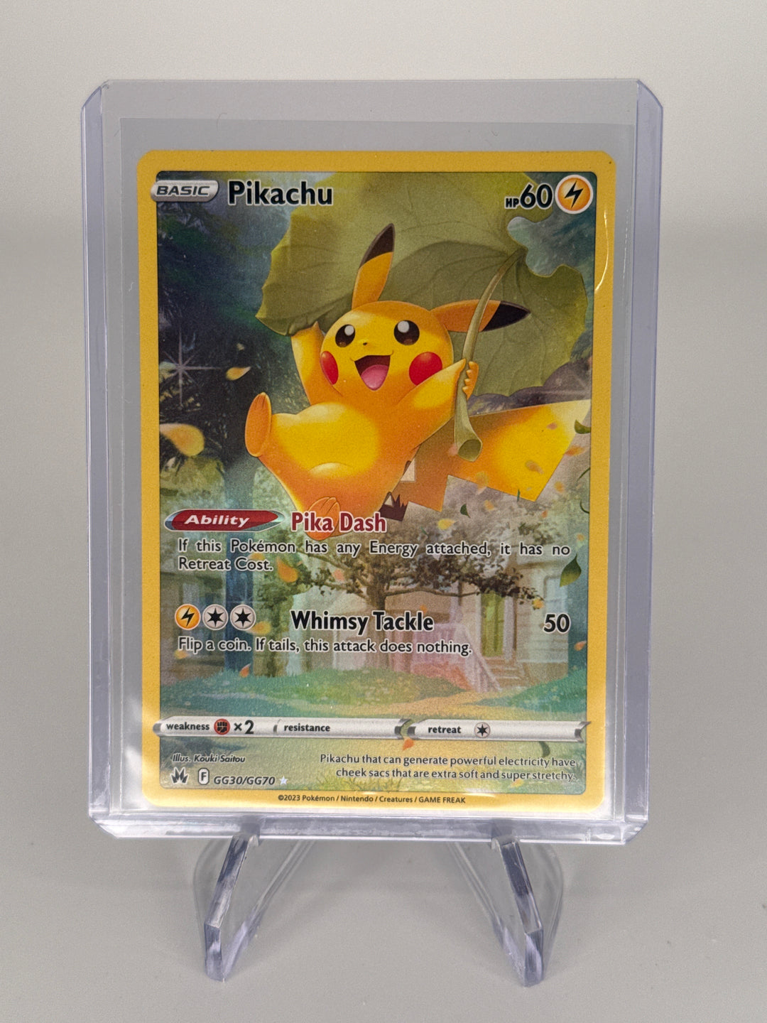 Pokemon TCG 2023 Pikachu Crown Zenith Galarian Gallery, GG30/GG70