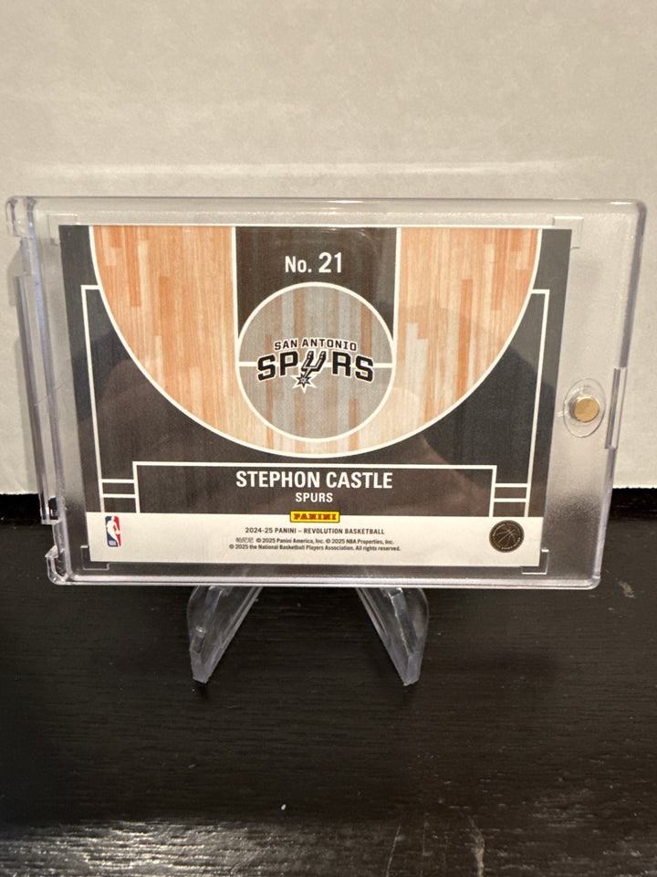 Stephon Castle 2024 Panini Revolution Primetime Rookie SSP Case Hit