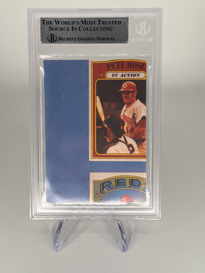 Pete Rose In Action BGS Authentic Auto
