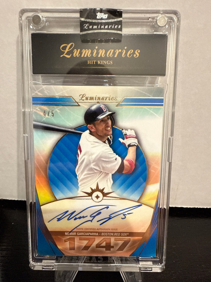 Nomar Garciaparra 2024 Topps Luminaries Hit Kings Auto, 4/5
