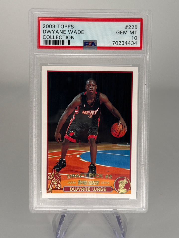 Dwayne Wade 2003 Topps Rookie Collection, PSA 10 Gem Mint