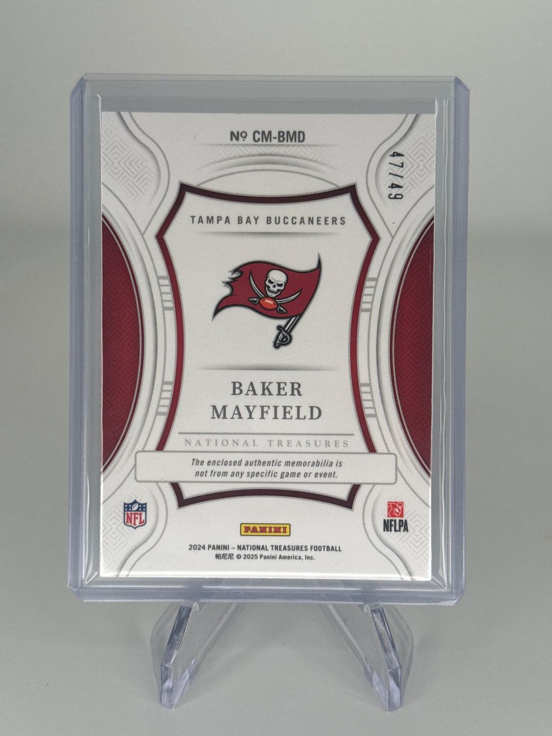 Baker Mayfield 2024 Panini National Century Materials, 47/49