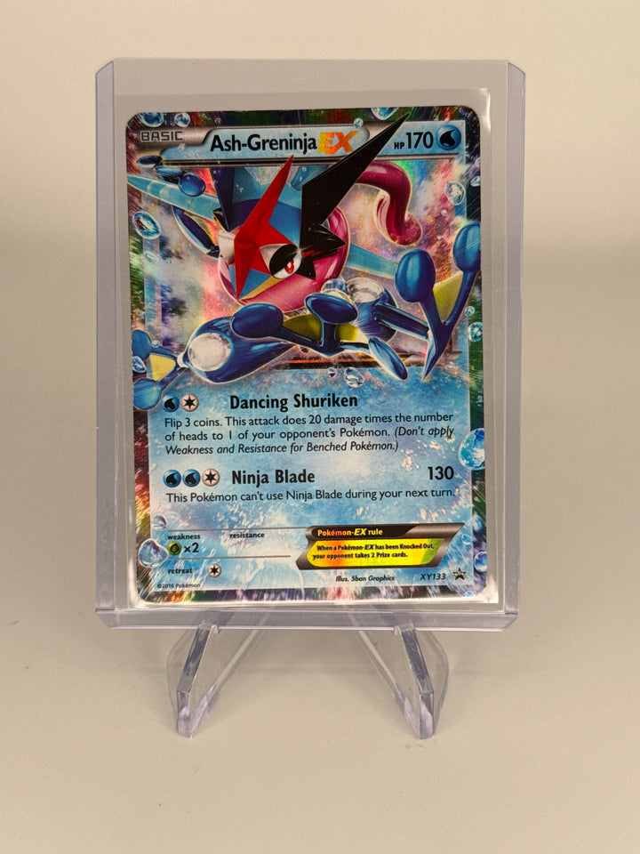 Pokemon TCG 2016 Ash-Greninja EX Black Star Promo Holo, XY133