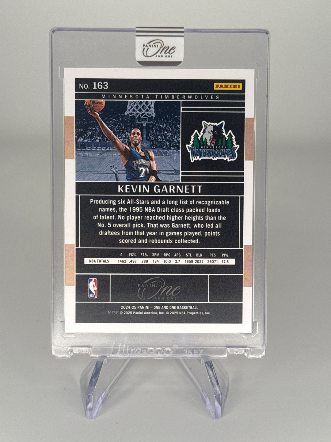 Kevin Garnett 2024 Panini One & One Orange, 19/49