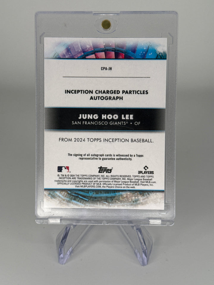 Jung Hoo Lee 2024 Topps Inception Charged Particles Rookie Auto, 046/100
