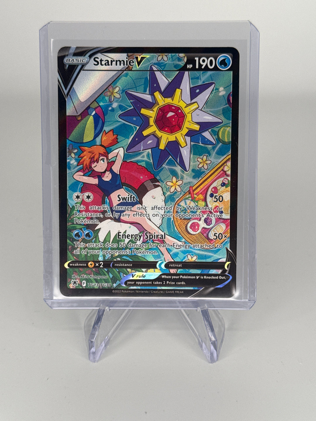 Pokemon TCG 2022 Starmie V Astral Radiance Ultra Rare, TG13/TG30