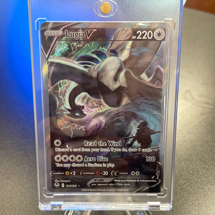 Pokémon TCG 2022 Lugia V Silver Tempest Ultra Rare Holofoil 186/195