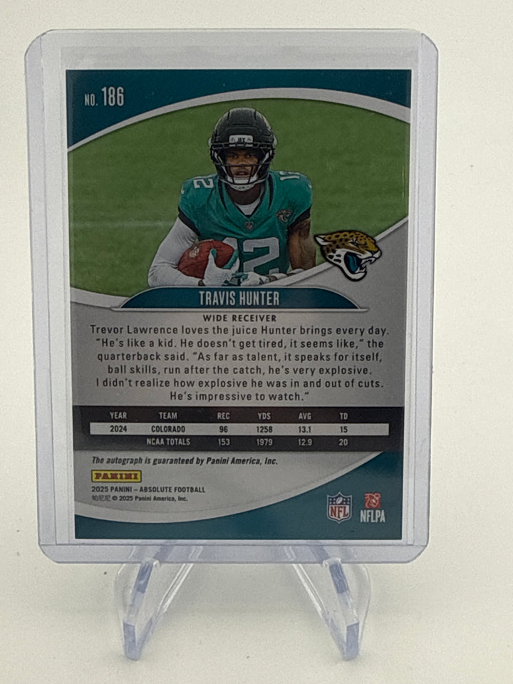 Travis Hunter 2025 Panini Absolute Rookie Auto