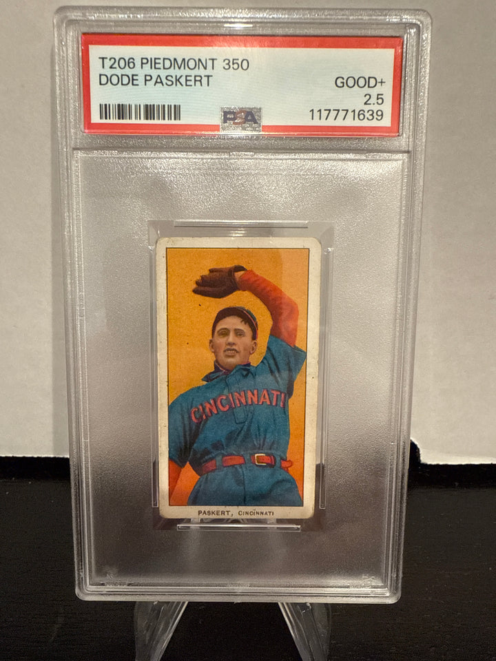 Dode Paskert 1909 T206 Piedmont, PSA 2.5