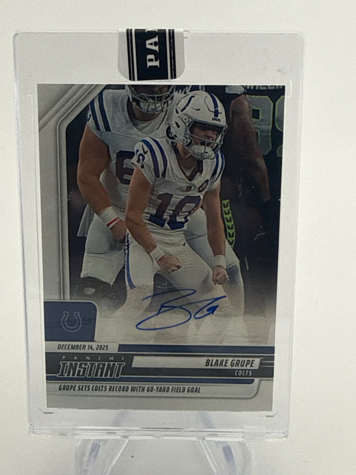 Blake Grupe 2025 Panini Instant Auto, 51/99
