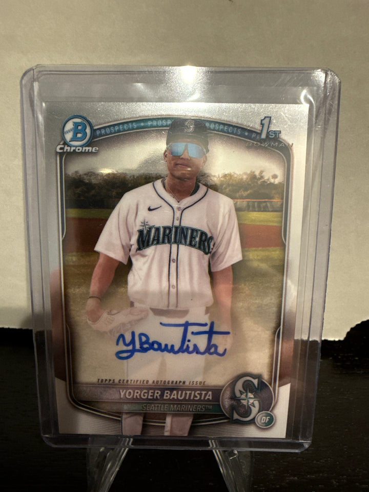 Yorger Bautista 2025 Bowman Chrome 1st Auto
