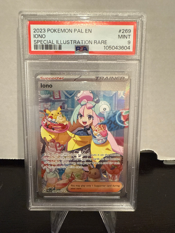 Pokemon TCG 2023 Iono Paldea Evolved Full Illustration Ultra Rare, 269/193, PSA 9 Mint
