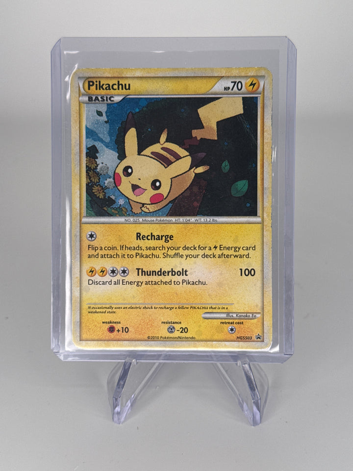 Pokemon TCG 2010 Pikachu HG & SS Black Star Promo, HGSS03
