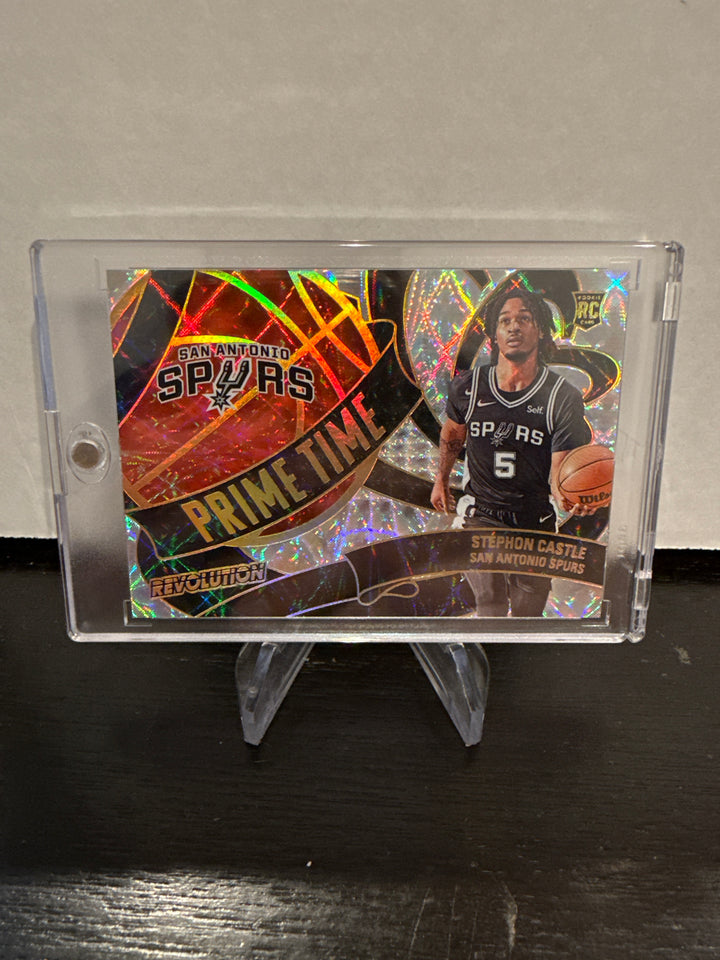 Stephon Castle 2024 Panini Revolution Primetime Rookie SSP Case Hit