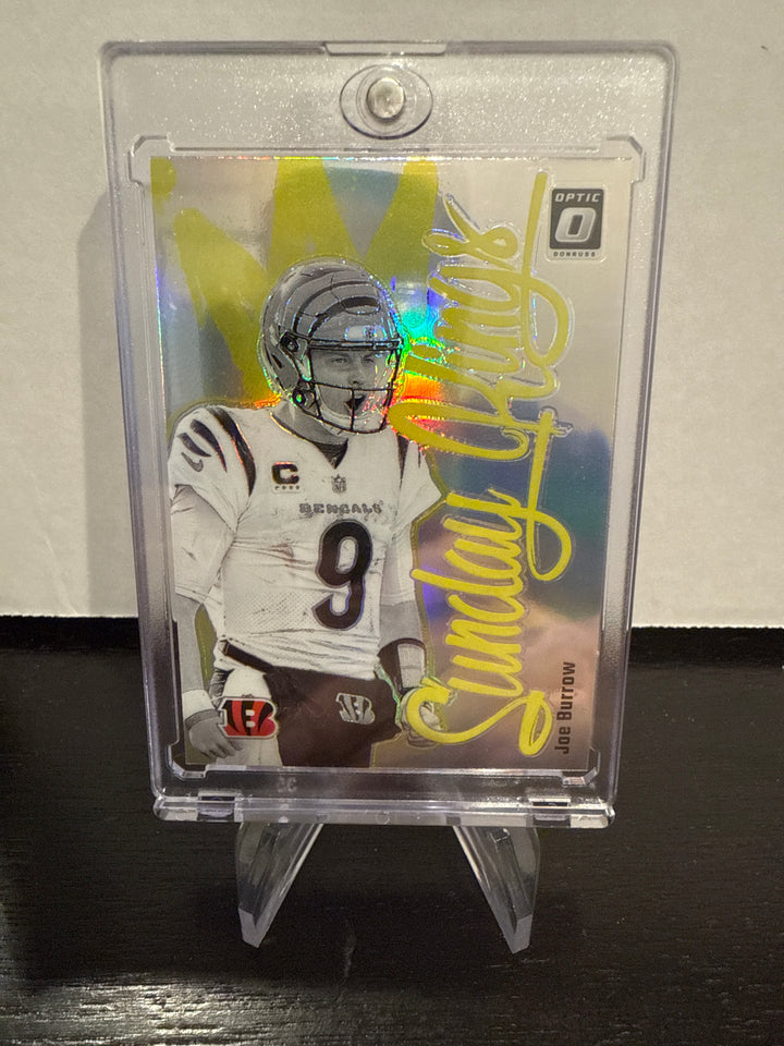 Joe Burrow 2024 Panini Donruss Optic Sunday Kings SSP Case Hit