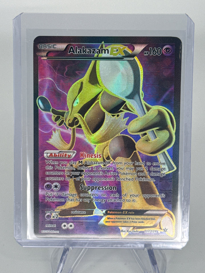 Pokemon TCG 2016 Alakazam EX Fates Collide Full Art, 117/124