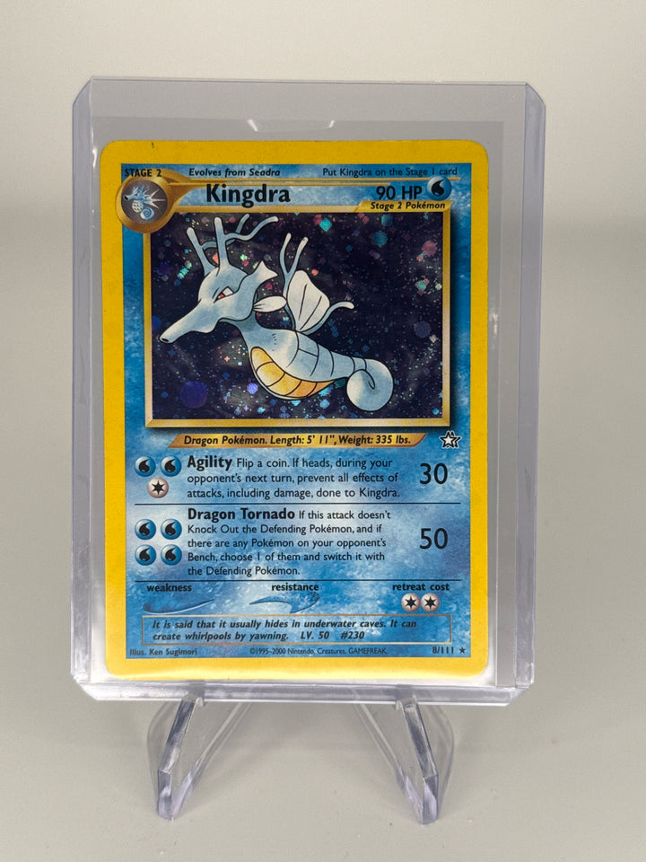 Pokémon TCG 2000 Kingdra Neo Genesis Holo, 8/111