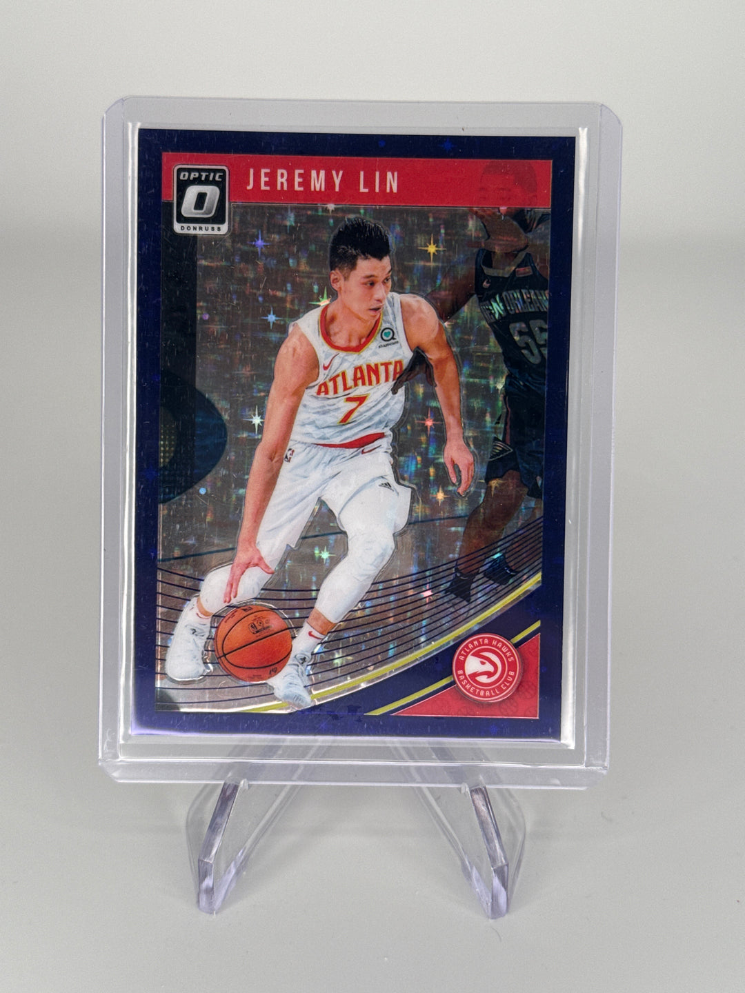 Jeremy Lin 2018-2019 Panini Donruss Optic Purple Stars, 08/13