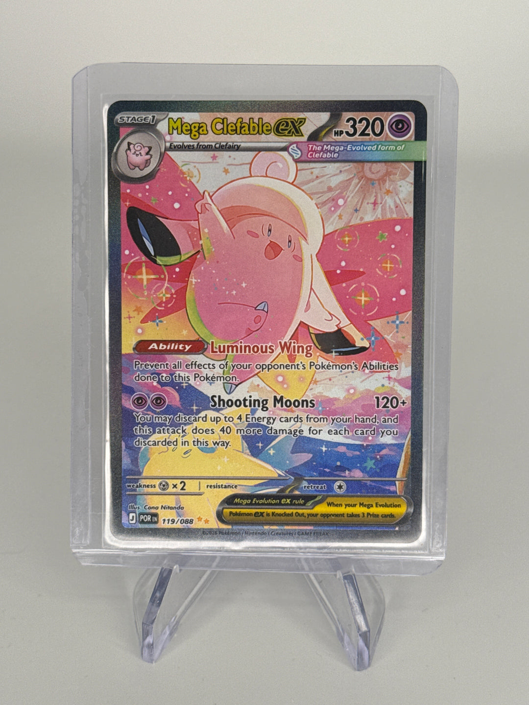 Pokemon TCG 2026 Mega Clefable EX Perfect Order Special Illustration Rare, 119/088
