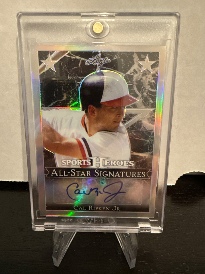 Cal Ripken Jr 2017 Leaf Sports Heroes All-Star Signatures Silver