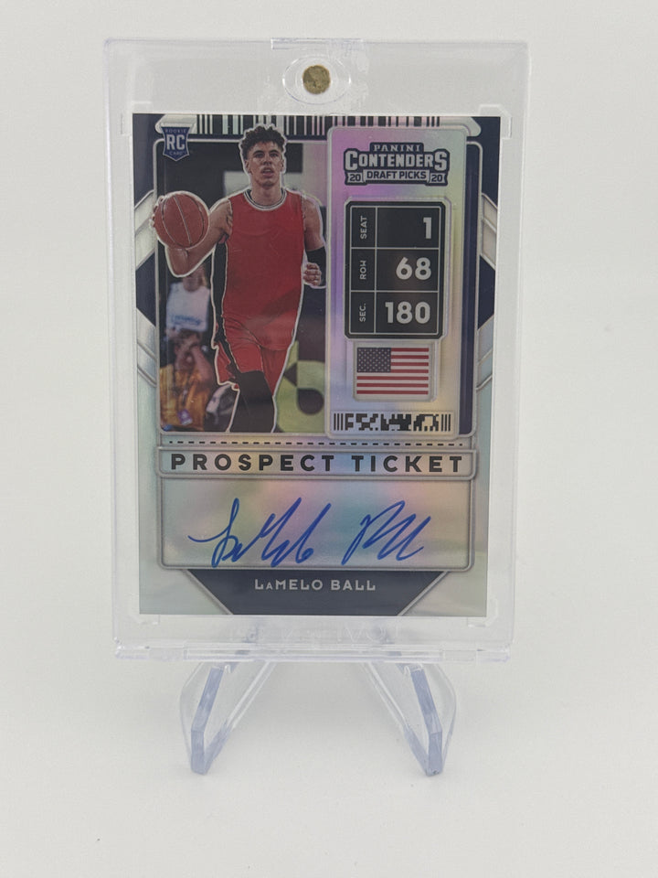 LaMelo Ball 2020-2021 Panini Contenders Draft Picks Rookie Auto Silver