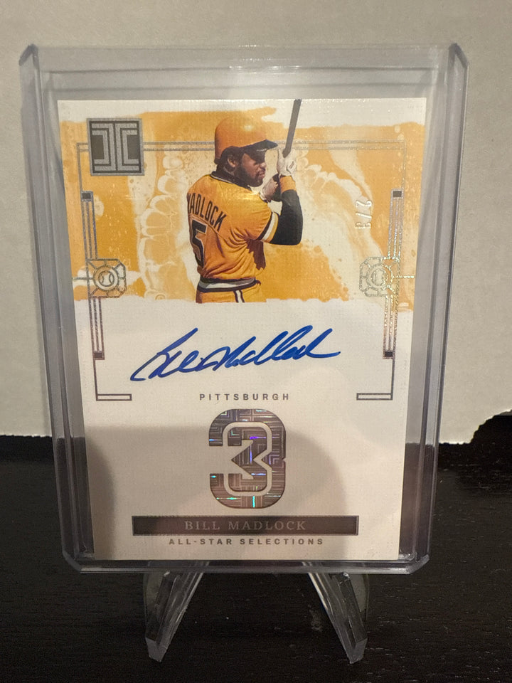 Bill Madlock 2024 Panini Impeccable All Star Selections Auto, 2/3