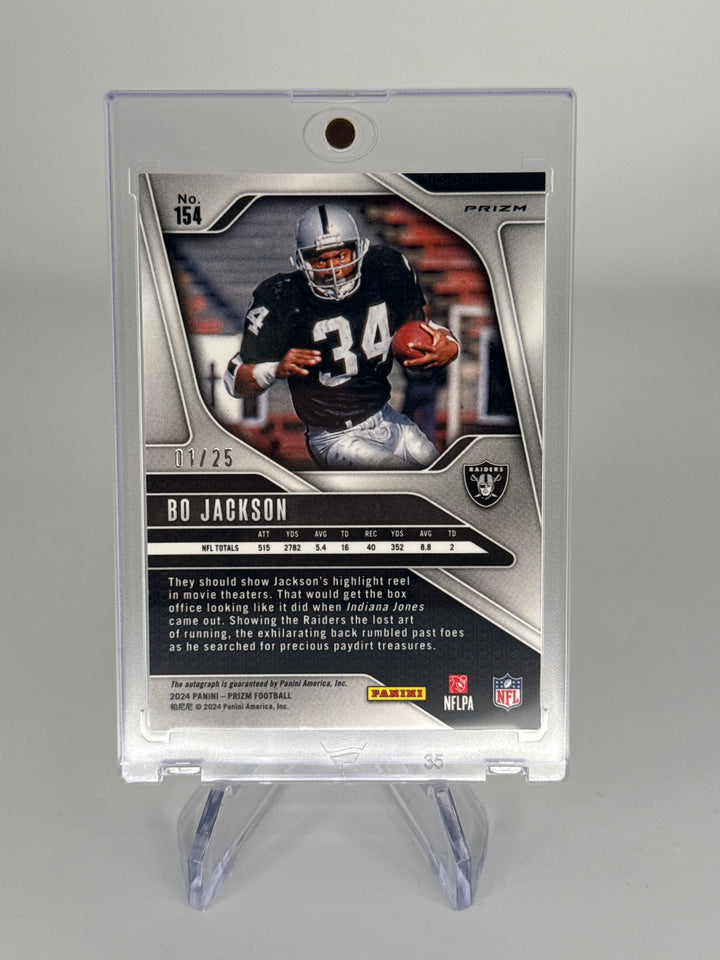 Bo Jackson 2024 Panini Prizm Choice Auto, 01/25