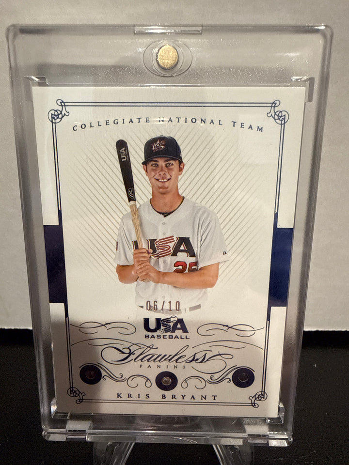 Kris Bryant 2016 Panini Flawless Triple Gem Collegiate National Team, 06/10