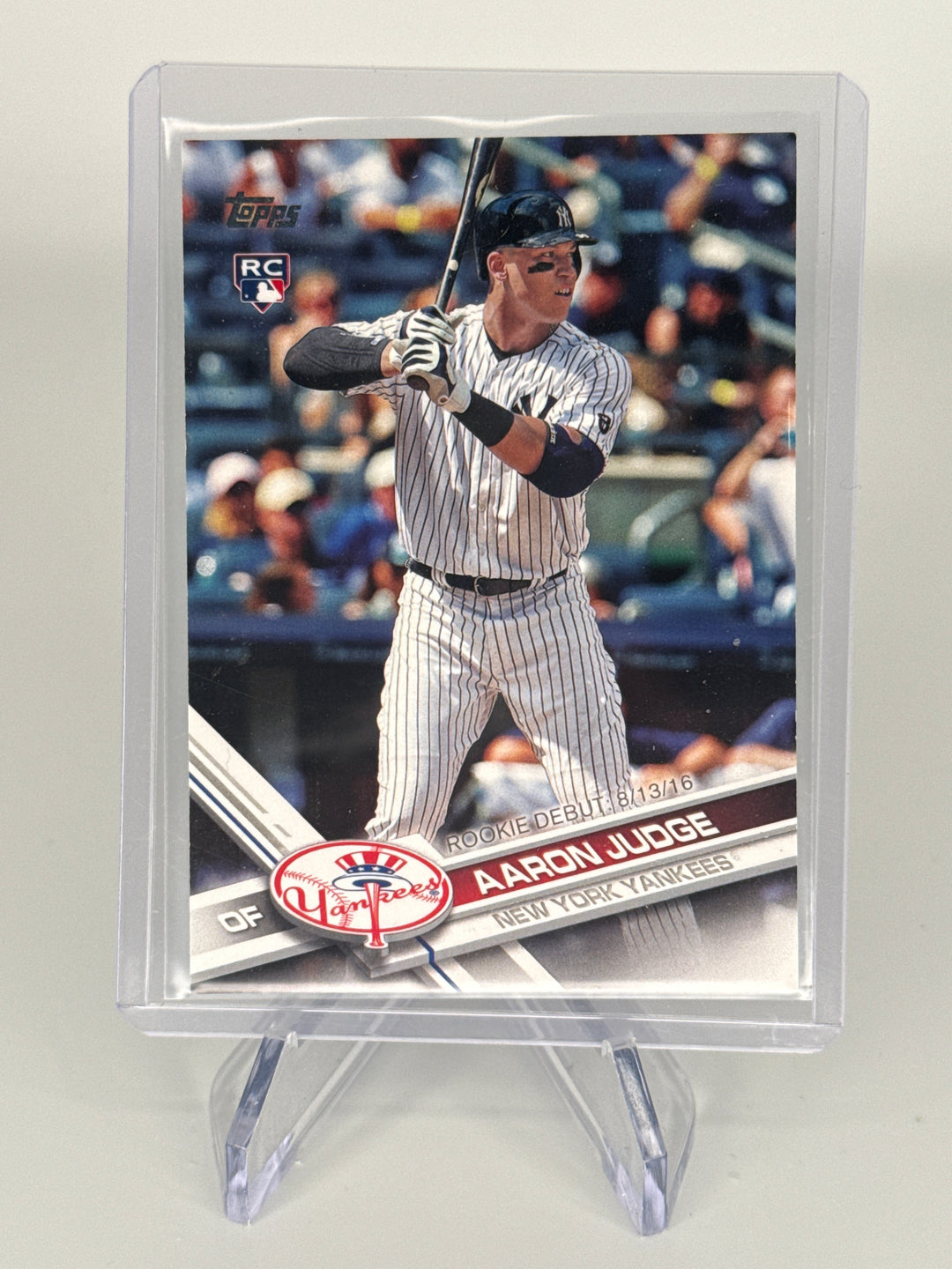 Aaron Judge 2017 Topps Update Rookie Debut
