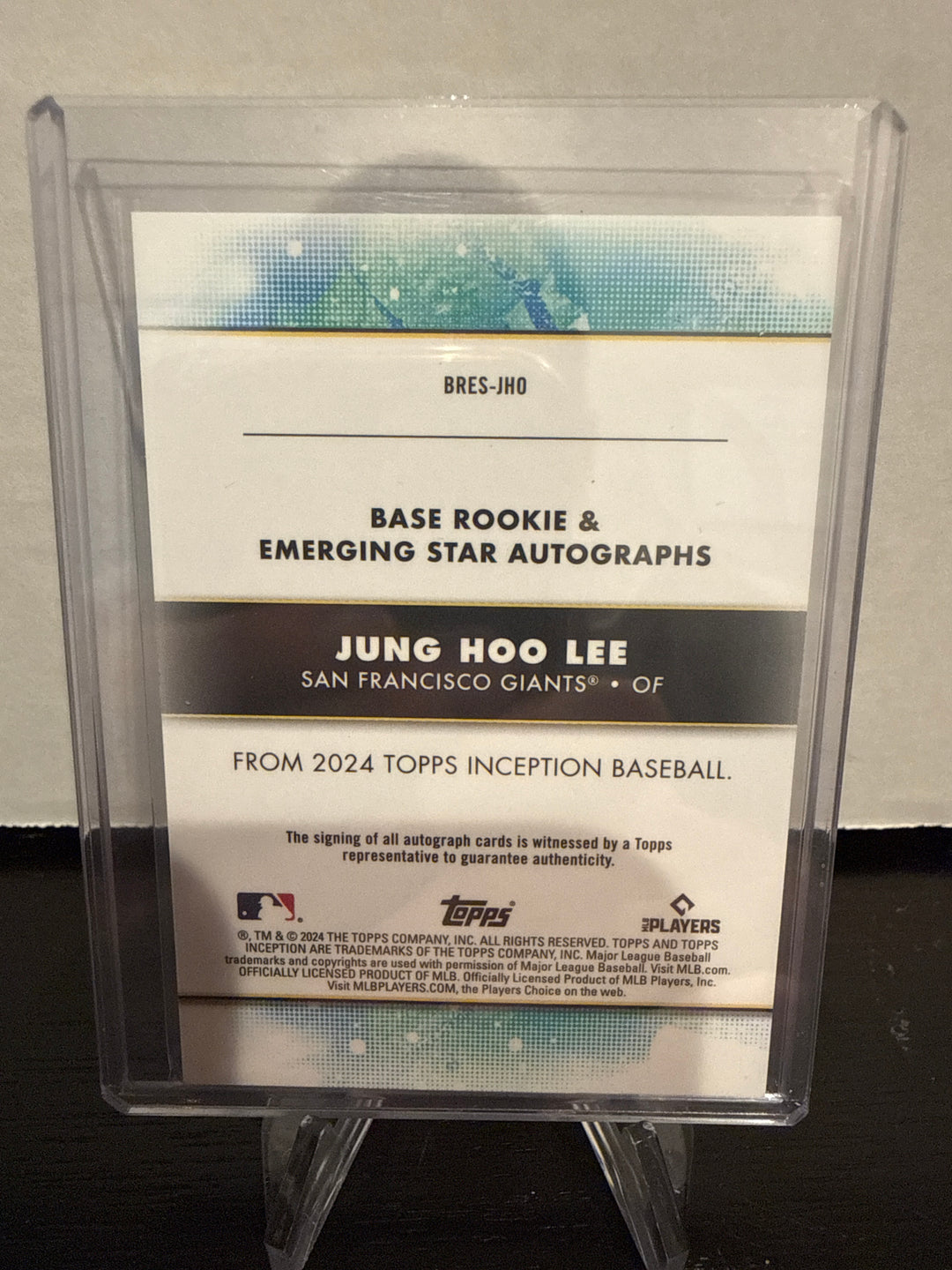 Jung Hoo Lee 2024 Topps Inception Rookie Auto, 136/149