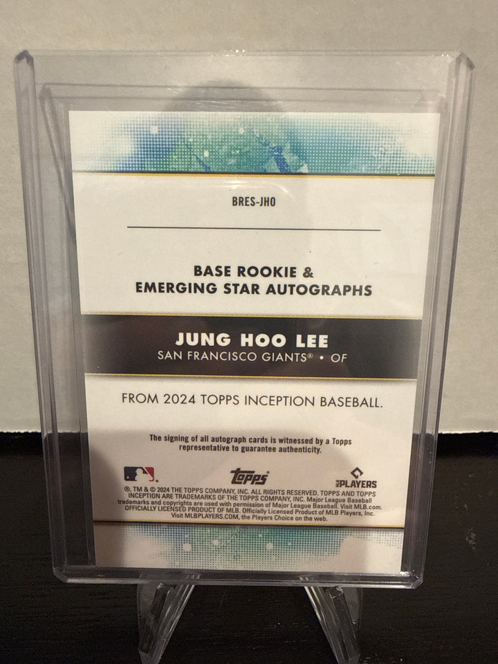 Jung Hoo Lee 2024 Topps Inception Rookie Auto, 136/149