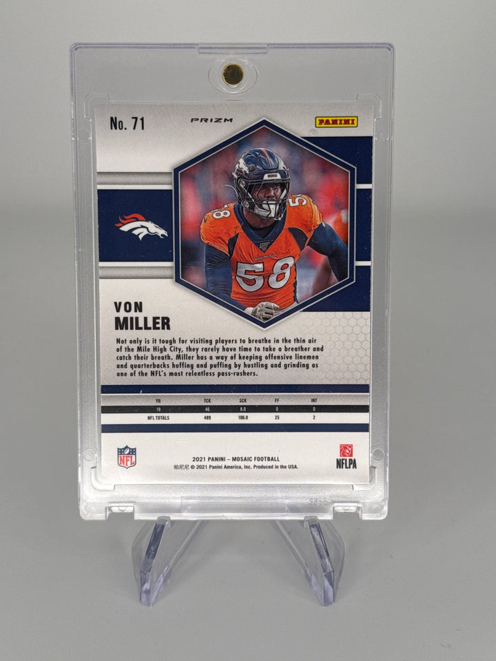 Von Miller 2021 Panini Mosaic Honeycomb SSP