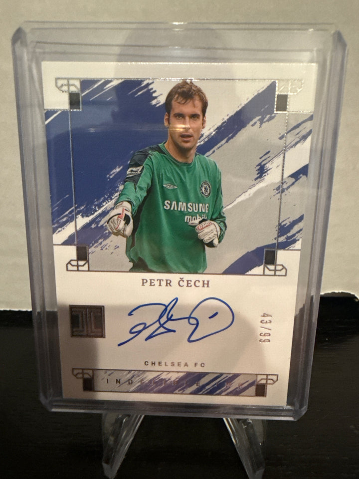Petr Cech 2023-2024 Panini Impeccable Indelible Ink Auto, 43/99
