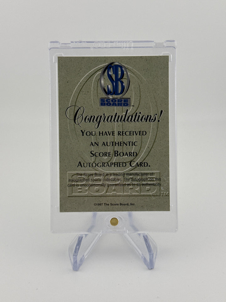 Tim Duncan 1997 Score Board Rookie Auto
