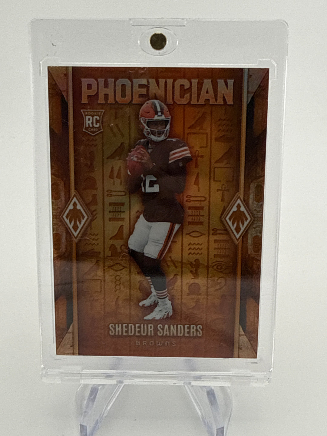 Shedeur Sanders 2025 Panini Phoenix Phoenician Rookie Case Hit